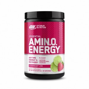 Optimum Nutrition ESSENTIAL AMIN.O. ENERGY® Strawberry Lime 0.6 lb (30 Servings) Egypt | 3502179-VA