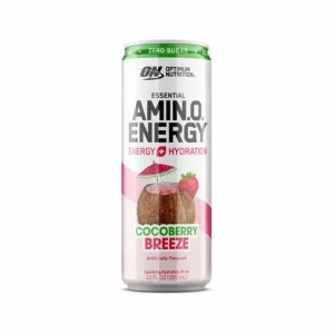 Optimum Nutrition ESSENTIAL AMIN.O. ENERGY+ Electrolytes Sparkling *new* Cocoberry Breeze 355ml * 12 Cans (12 Servings) Egypt | 2386074-KN