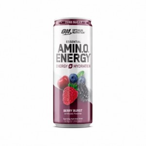 Optimum Nutrition ESSENTIAL AMIN.O. ENERGY+ Electrolytes Sparkling Berry Burst 355ml * 12 Cans (12 Servings) Egypt | 9760234-RN