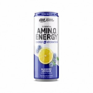 Optimum Nutrition ESSENTIAL AMIN.O. ENERGY+ Electrolytes Sparkling Blueberry Lemonade 355ml * 12 Cans (12 Servings) Egypt | 3807169-BL