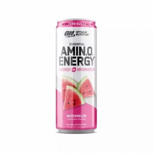 Optimum Nutrition ESSENTIAL AMIN.O. ENERGY+ Electrolytes Sparkling Watermelon 355ml * 12 Cans (12 Servings) Egypt | 7930462-ZV