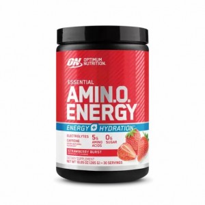 Optimum Nutrition Essential AMIN.O. ENERGY + Electrolytes Strawberry Burst 0.63 lb (30 Servings) Egypt | 6587402-DV