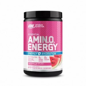 Optimum Nutrition Essential AMIN.O. ENERGY + Electrolytes Watermelon Splash 0.63 lb (30 Servings) Egypt | 1238497-VX