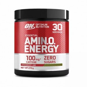 Optimum Nutrition Essential AMIN.O. Energy Strawberry Lime 270 grams (30 Servings) Egypt | 9280534-WO