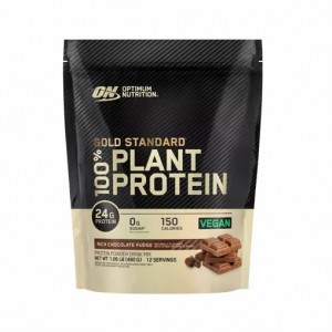 Optimum Nutrition GOLD STANDARD® 100% Plant Rich Chocolate Fudge 1.06 lb (12 Servings) Egypt | 7486395-XR