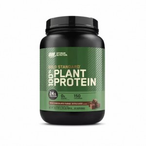 Optimum Nutrition GOLD STANDARD® 100% Plant Rich Chocolate Fudge 1.76 lb (20 Servings) Egypt | 8756310-TA