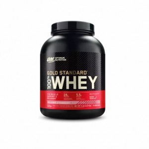 Optimum Nutrition GOLD STANDARD 100% WHEY™ Delicious Strawberry 5 lb (73 Servings) Egypt | 7134920-GR