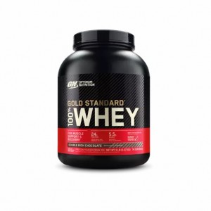 Optimum Nutrition GOLD STANDARD 100% WHEY™ Double Rich Chocolate 5 lb (74 Servings) Egypt | 3907425-VS