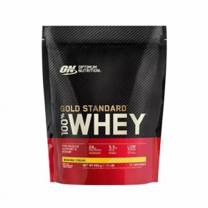 Optimum Nutrition Gold Standard 100% Whey Protein Powder Banana Cream 450 grams (15 Servings) Egypt | 6739180-SJ