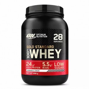 Optimum Nutrition Gold Standard 100% Whey Protein Powder Cookies & Cream 896 grams (28 Servings) Egypt | 0561893-AF