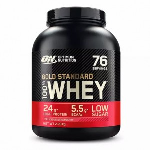 Optimum Nutrition Gold Standard 100% Whey Protein Powder Delicious Strawberry 2.28 kg (76 Servings) Egypt | 5642780-IC