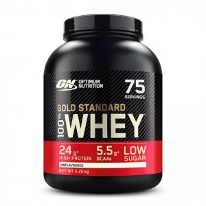 Optimum Nutrition Gold Standard 100% Whey Protein Powder Unflavoured 2.25 kg (75 Servings) Egypt | 7028643-NP