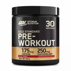 Optimum Nutrition Gold Standard Pre-Workout Fruit Punch 330 grams (30 Servings) Egypt | 4076132-FG