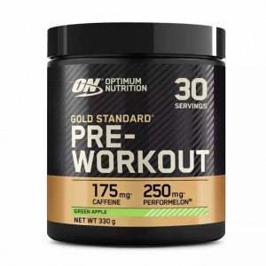 Optimum Nutrition Gold Standard Pre-Workout Green Apple 330 grams (30 Servings) Egypt | 8304192-RH