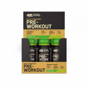 Optimum Nutrition Gold Standard Pre-Workout Shot Lemon Lime 720 ml (12 pieces) Egypt | 5976214-XW