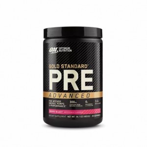 Optimum Nutrition Gold Standard Pre Advanced Berry Blast 20 Serves Egypt | 3974258-AM