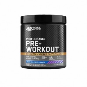 Optimum Nutrition Performance Pre-Workout Blue Raspberry 285g Egypt | 8726930-BT