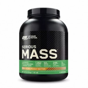 Optimum Nutrition Serious Mass Chocolate Peanut Butter 2.73 kg (8 Servings) Egypt | 8659401-WI