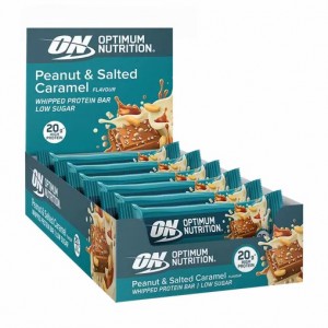 Optimum Nutrition Whipped Protein Bar Peanut And Salted Caramel 600 grams (10 Bars) Egypt | 4195782-UO