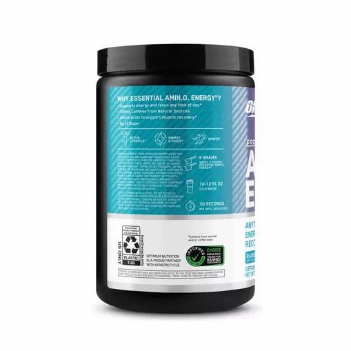 Optimum Nutrition ESSENTIAL AMIN.O. ENERGY® *new* Rainbow Sherbet - Notify Me 0.6 lb - Notify me Egypt | 6839042-TG