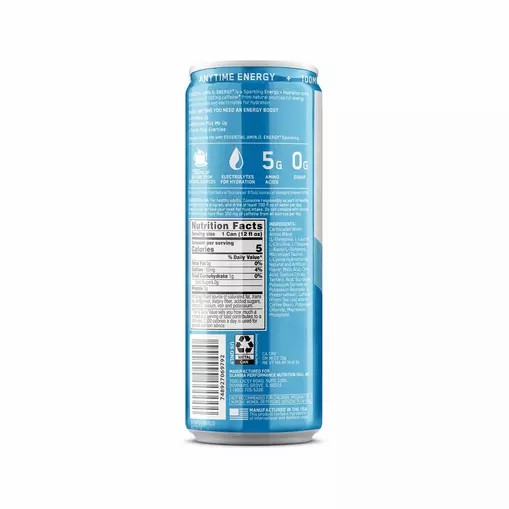 Optimum Nutrition ESSENTIAL AMIN.O. ENERGY+ Electrolytes Sparkling *new* Blue Raspberry Rush 355ml * 12 Cans (12 Servings) Egypt | 1482093-IQ