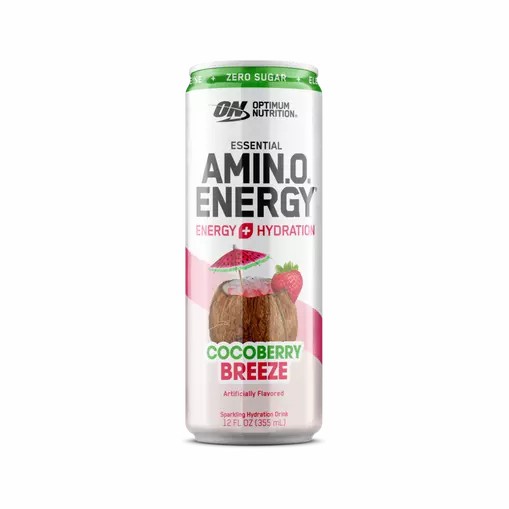 Optimum Nutrition ESSENTIAL AMIN.O. ENERGY+ Electrolytes Sparkling *new* Cocoberry Breeze 355ml * 12 Cans (12 Servings) Egypt | 2386074-KN