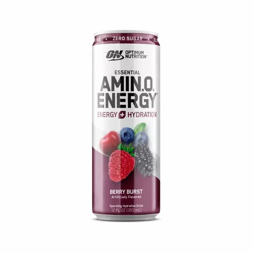 Optimum Nutrition ESSENTIAL AMIN.O. ENERGY+ Electrolytes Sparkling Berry Burst 355ml * 12 Cans (12 Servings) Egypt | 9760234-RN