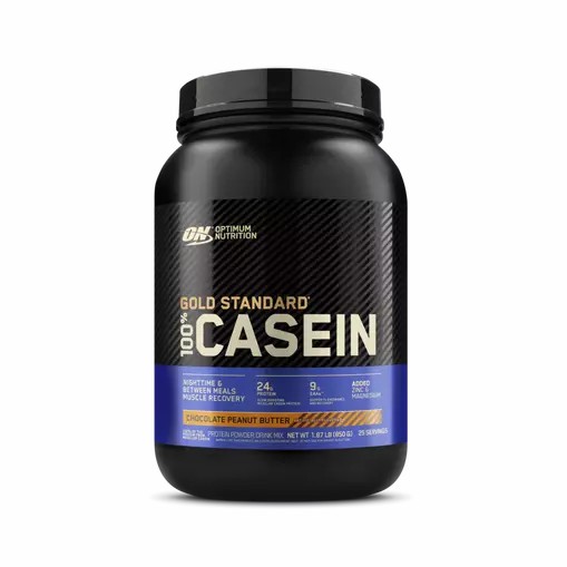 Optimum Nutrition GOLD STANDARD® 100% Casein Chocolate Peanut Butter 2 lb (25 Servings) Egypt | 3724816-HJ