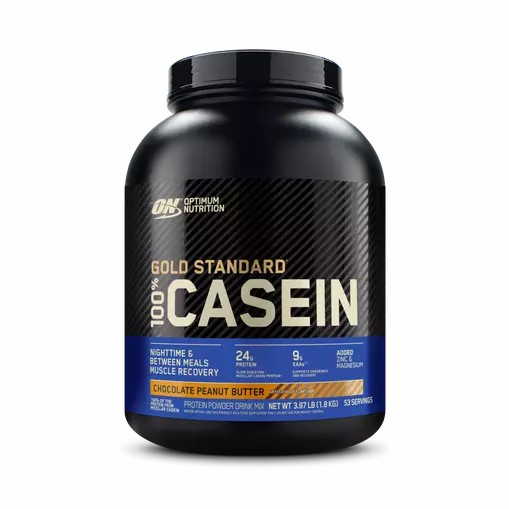 Optimum Nutrition GOLD STANDARD® 100% Casein Chocolate Peanut Butter 4 lb (53 Servings) Egypt | 4981237-HY