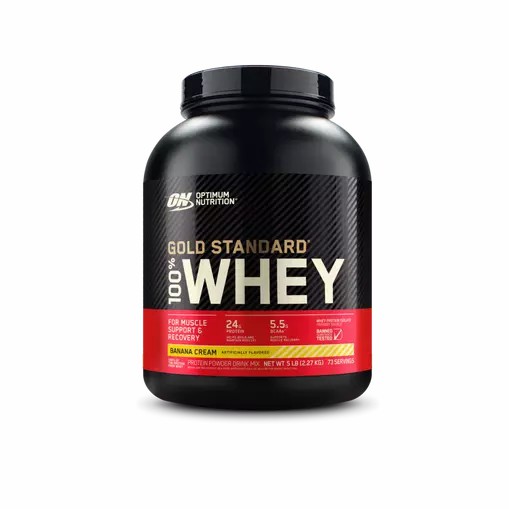 Optimum Nutrition GOLD STANDARD 100% WHEY™ Banana Cream 5 lb (73 Servings) Egypt | 8906732-LH