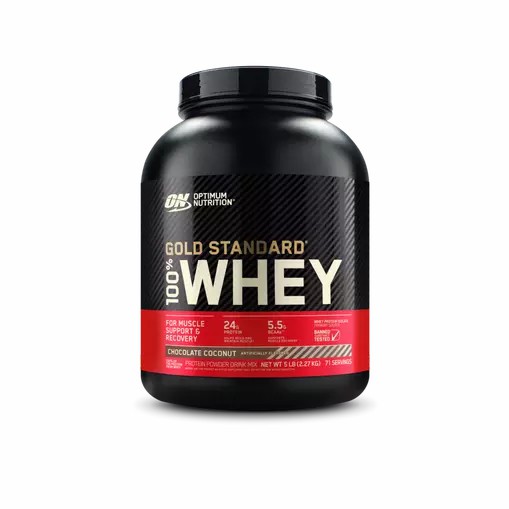 Optimum Nutrition GOLD STANDARD 100% WHEY™ Chocolate Coconut 5 lb (71 Servings) Egypt | 4281763-ZR