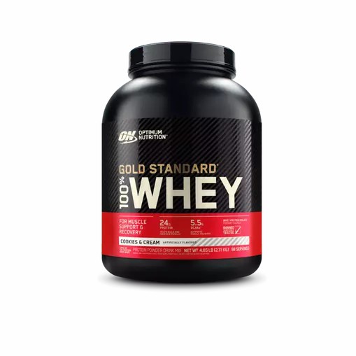 Optimum Nutrition GOLD STANDARD 100% WHEY™ Cookies & Cream 5 lb (68 Servings) Egypt | 9816305-PZ