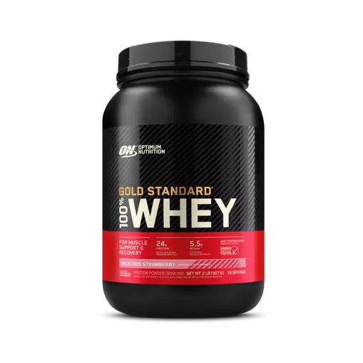 Optimum Nutrition GOLD STANDARD 100% WHEY™ Delicious Strawberry 2 lb (29 Servings) Egypt | 6342109-HA