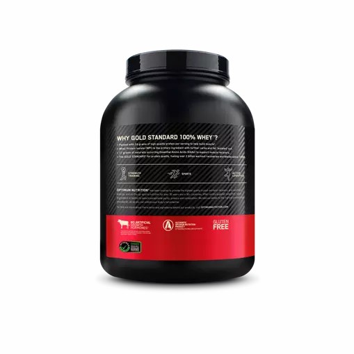 Optimum Nutrition GOLD STANDARD 100% WHEY™ Strawberries & Cream 5 lb (73 Servings) Egypt | 9213804-YU