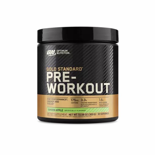 Optimum Nutrition GOLD STANDARD® Pre-Workout Green Apple 0.66 lb (30 Servings) Egypt | 2430571-VN