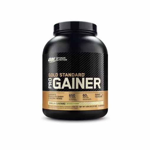 Optimum Nutrition GOLD STANDARD® Pro Gainer Vanilla Custard 5.09 lb (14 Servings) Egypt | 2379864-HE