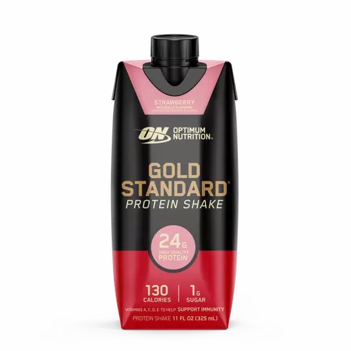 Optimum Nutrition GOLD STANDARD® Ready To Drink Protein Shake *new* Strawberry 12 Cartons (12 Servings) Egypt | 8752140-ZY