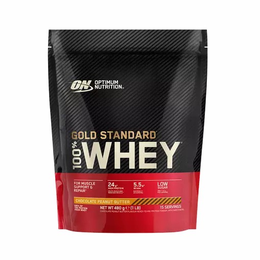 Optimum Nutrition Gold Standard 100% Whey Protein Powder Chocolate Peanut Butter 480 grams (15 Servings) Egypt | 9627085-VS