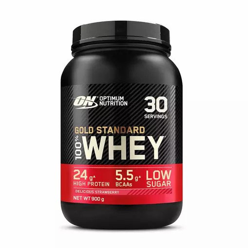 Optimum Nutrition Gold Standard 100% Whey Protein Powder Delicious Strawberry 900 grams (30 Servings) Egypt | 1865924-BA