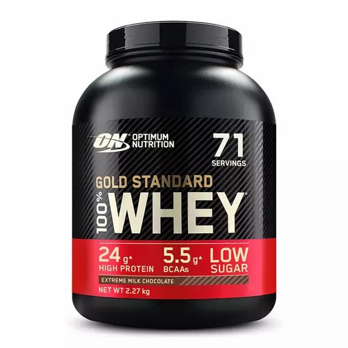 Optimum Nutrition Gold Standard 100% Whey Protein Powder Extreme Milk Chocolate 2.27 kg (71 Servings) Egypt | 2748019-HK