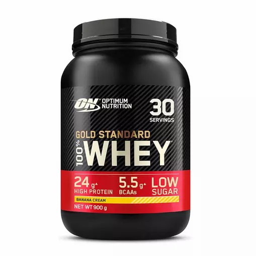 Optimum Nutrition Gold Standard 100% Whey Protein Powder Banana Cream 900 grams (30 Servings) Egypt | 8346751-FT