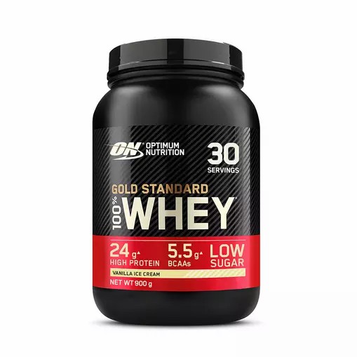 Optimum Nutrition Gold Standard 100% Whey Protein Powder Vanilla Ice Cream 900 grams (30 Servings) Egypt | 8769503-UL