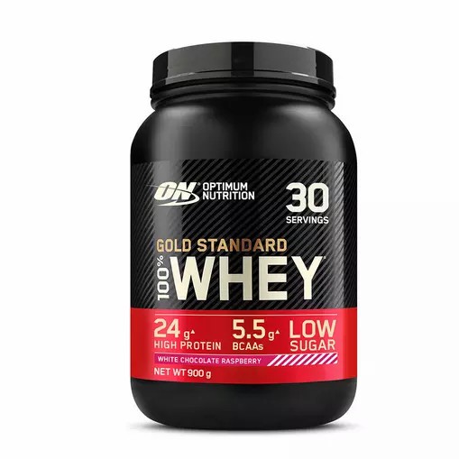 Optimum Nutrition Gold Standard 100% Whey Protein Powder White Chocolate Raspberry 900 grams (30 Servings) Egypt | 9507463-FE