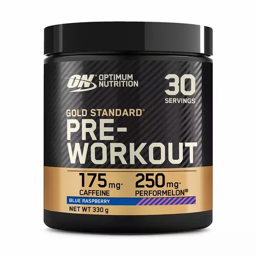 Optimum Nutrition Gold Standard Pre-Workout Blue Raspberry 330 grams (30 Servings) Egypt | 7349016-VQ