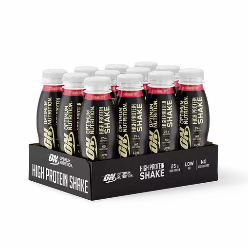 Optimum Nutrition High Protein Shake Elite Strawberry 3300 ml (12 pieces) Egypt | 0896143-UE