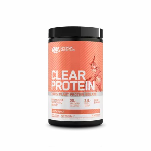 Optimum Nutrition ON Clear Protein 100% Plant Protein Isolate Juicy Peach 280 grams (10 Servings) Egypt | 6931028-PB