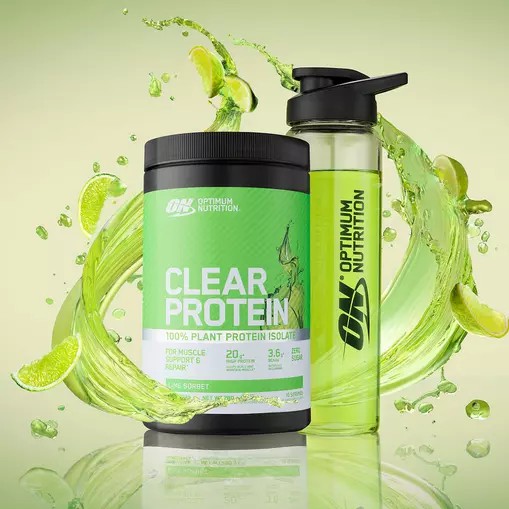 Optimum Nutrition ON Clear Protein 100% Plant Protein Isolate Lime Sorbet 280 grams (10 Servings) Egypt | 1403826-UX