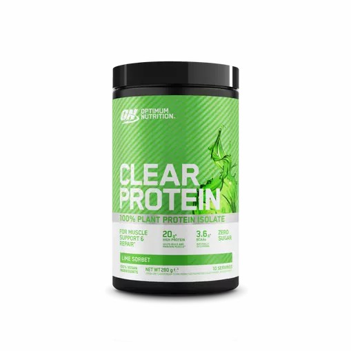 Optimum Nutrition ON Clear Protein 100% Plant Protein Isolate Lime Sorbet 280 grams (10 Servings) Egypt | 1403826-UX