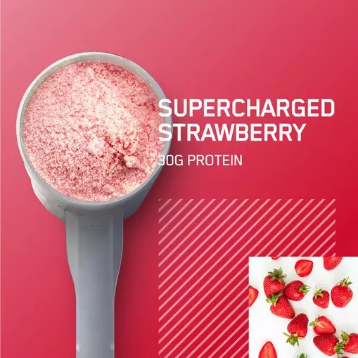 Optimum Nutrition PLATINUM HYDROWHEY™ Supercharged Strawberry 1.76 lb (20 Servings) Egypt | 1483790-LX