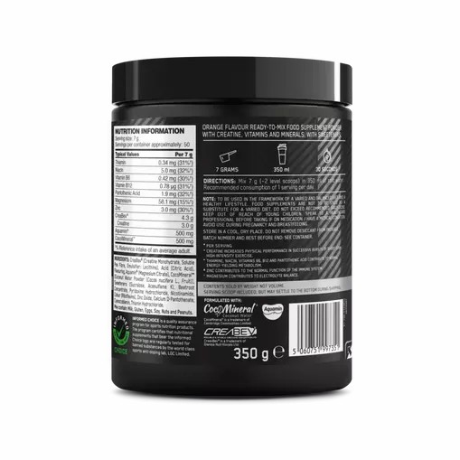 Optimum Nutrition Platinum Creatine Plus Orange 350 grams (50 Servings) Egypt | 3496205-YC